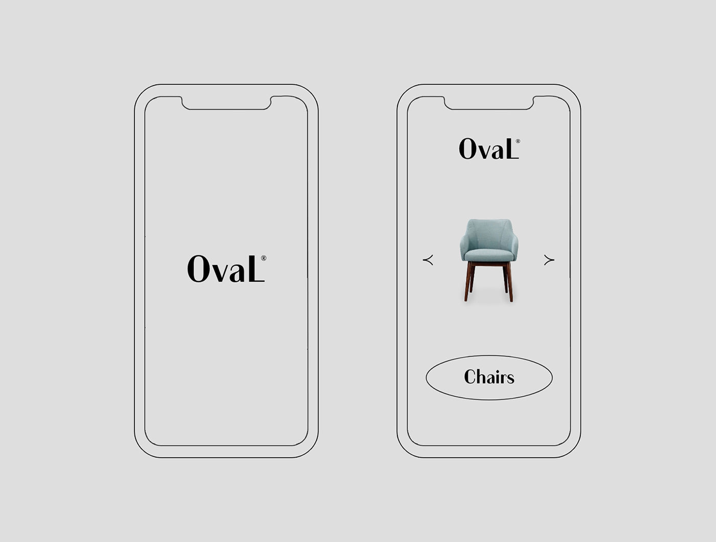 app design e-commerce furniture icons interactive mobile online UI ux
