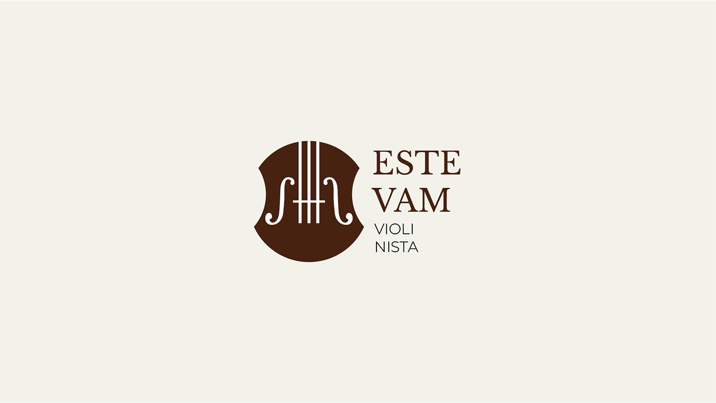 brand identidade visual marca Violin violinista Violino visual identity