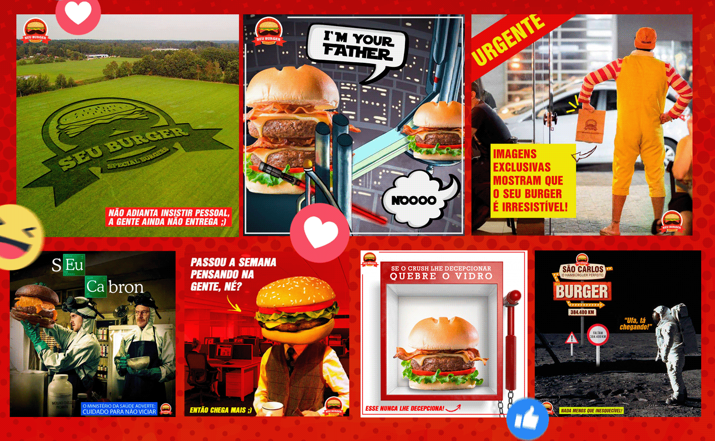 burger lanche social media hamburguer digital instagram Social media post Graphic Designer Socialmedia Advertising 