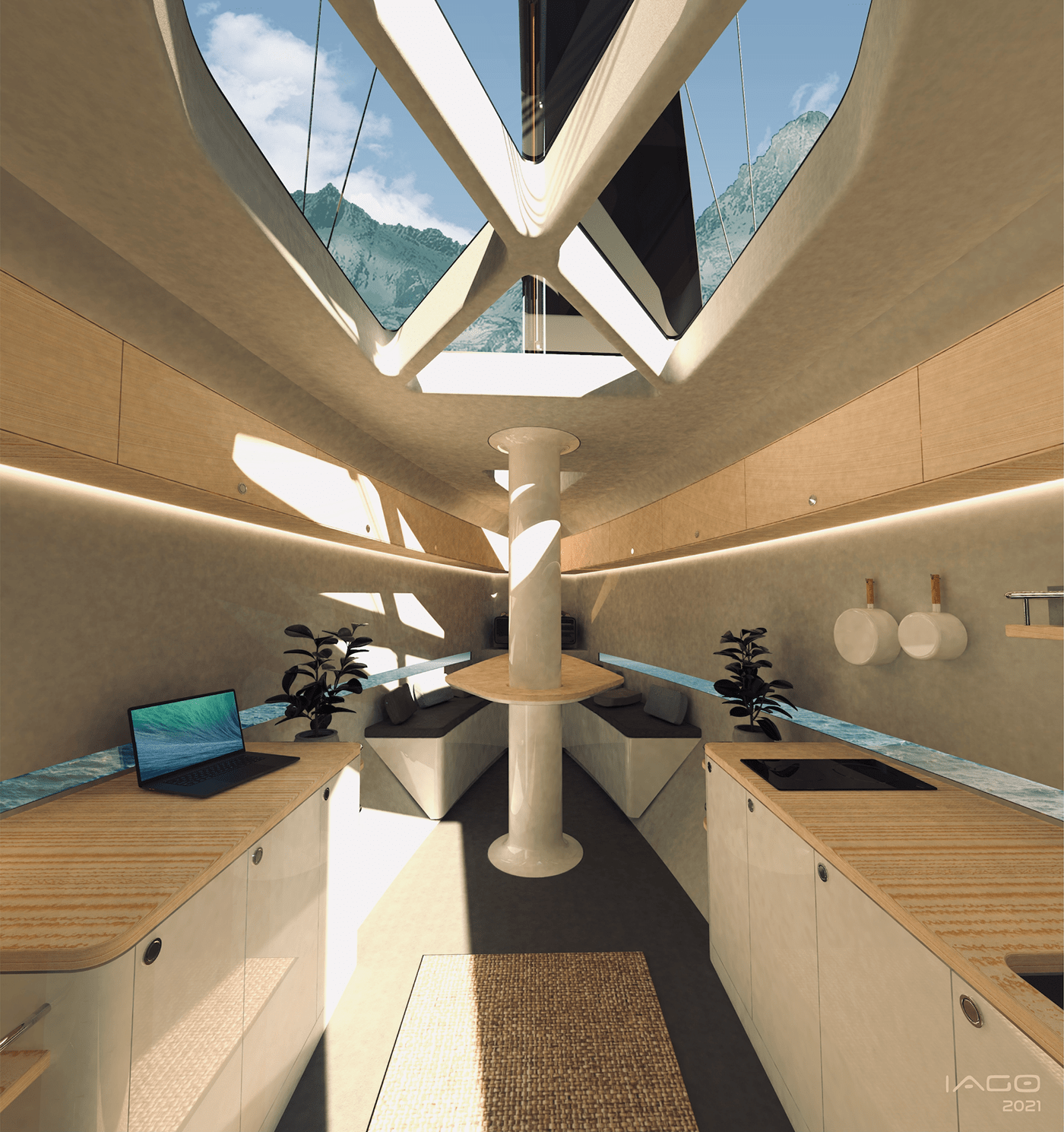 Beneteau design industrial design  interior design  luxury product design  sailboat sailing transportation yatch