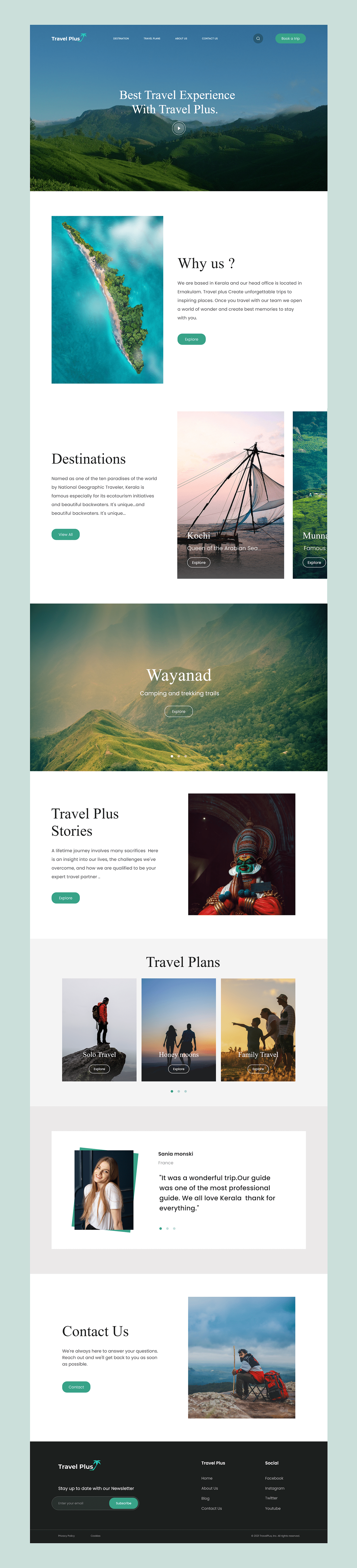 minimal tourism Travel Travel Website ui design uiux user interface Web Design  Website Website Design