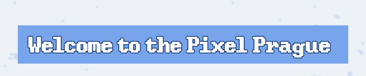 graphic Pixel art pixels prague Digital Art  city SkillBox