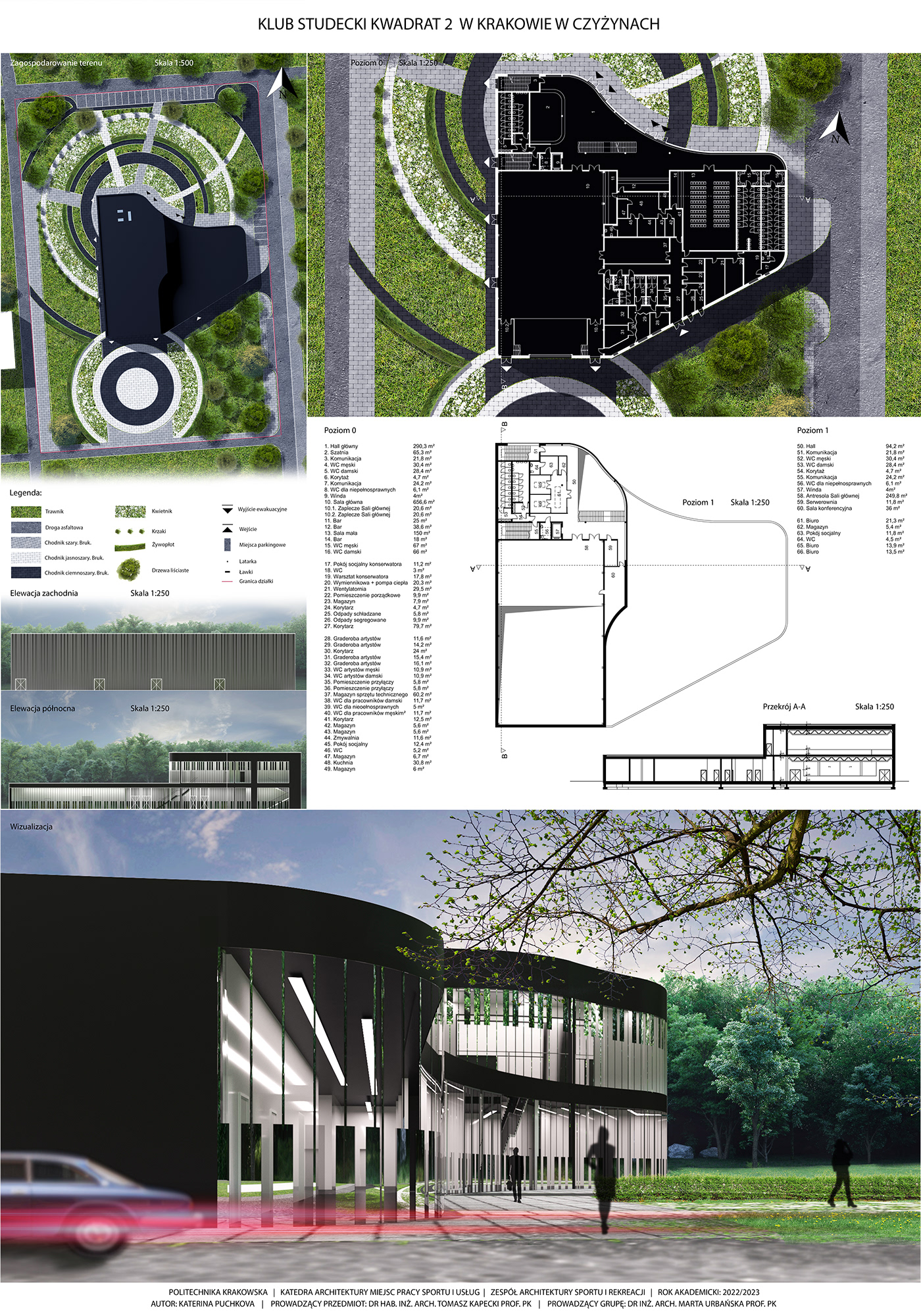 3D 3ds max architectural design architecture club exterior music photoshop Render visualization