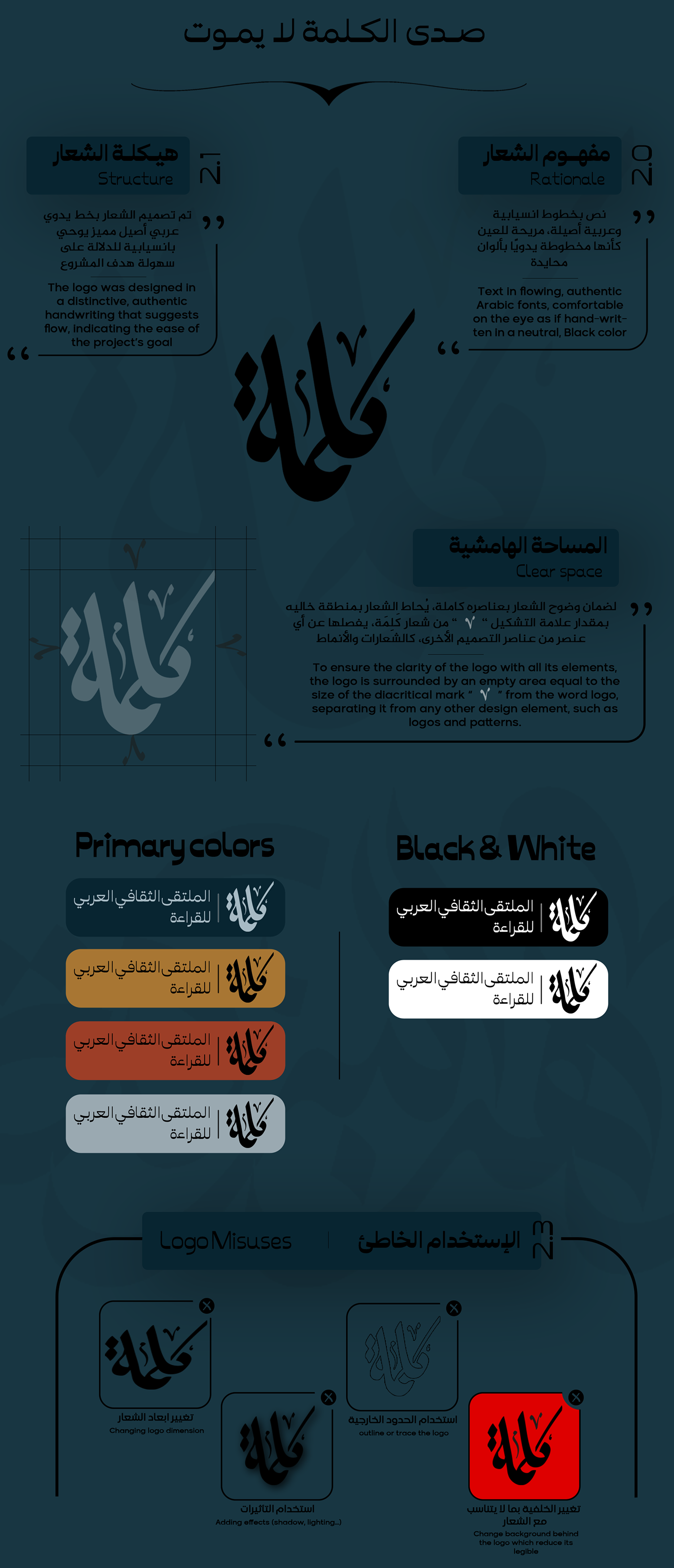 guidelines brand identity visual identity guideline brandbook typography   Calligraphy   arabic calligraphy خط عربي Arabic guide