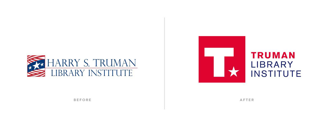Truman Library Institute Presidential Museum Brand museum branding  Advertising  harry truman history brand identity