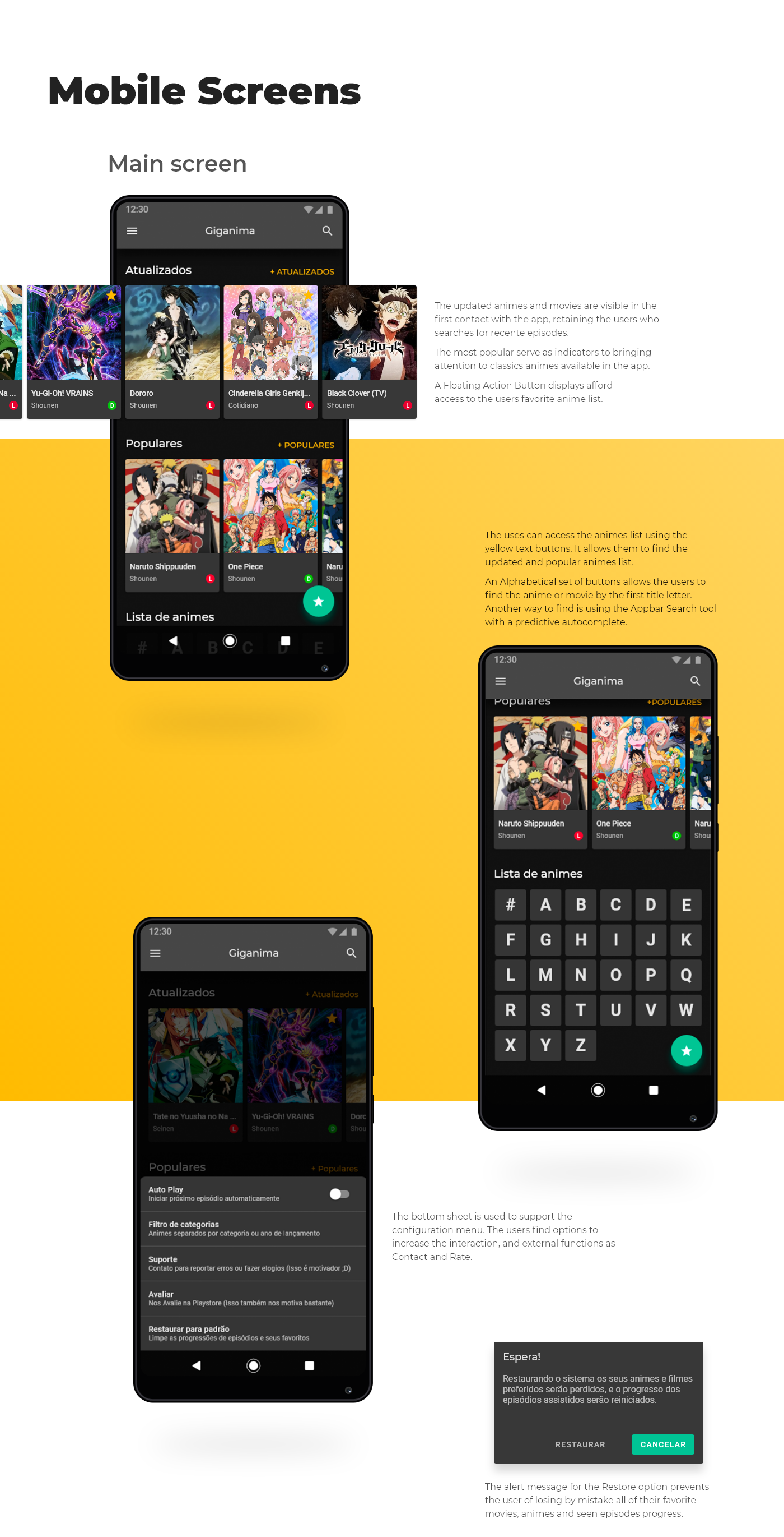 user experience User Interaction ux UI design system Streaming dark theme mobile stream On Demand
