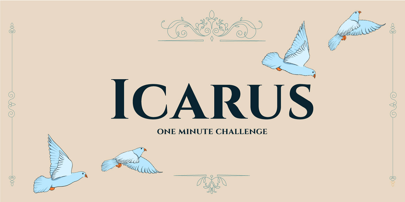 design development greek Icarus motion tracking movement mythology Web Website