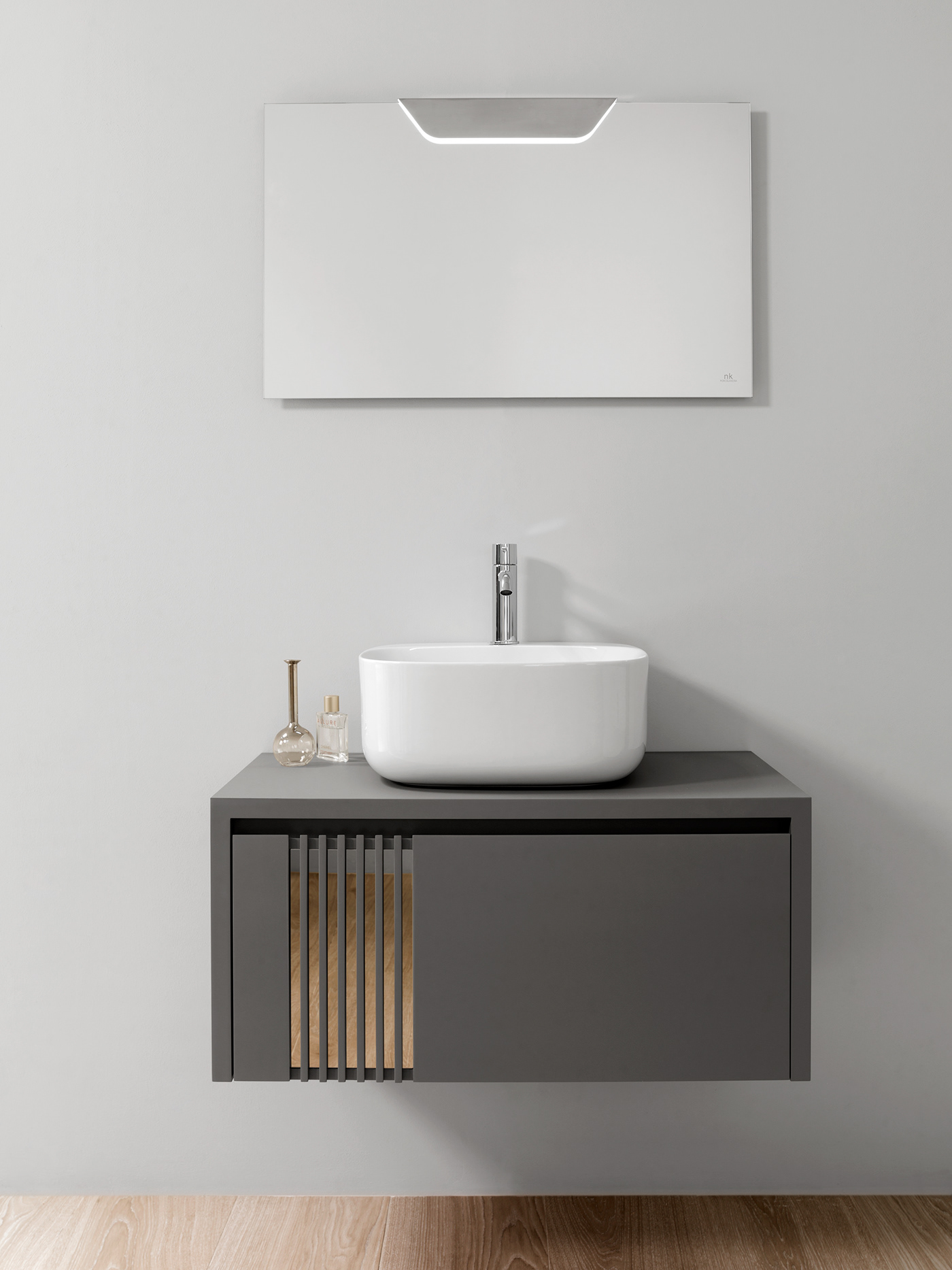 muebles Furntiure bathroom interior design  vidrio Label fenix