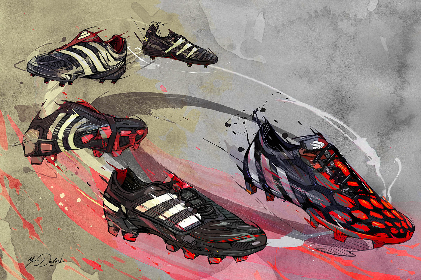 adidas soccer Dynamic kaka So Heung seoul football sports portrait shoes