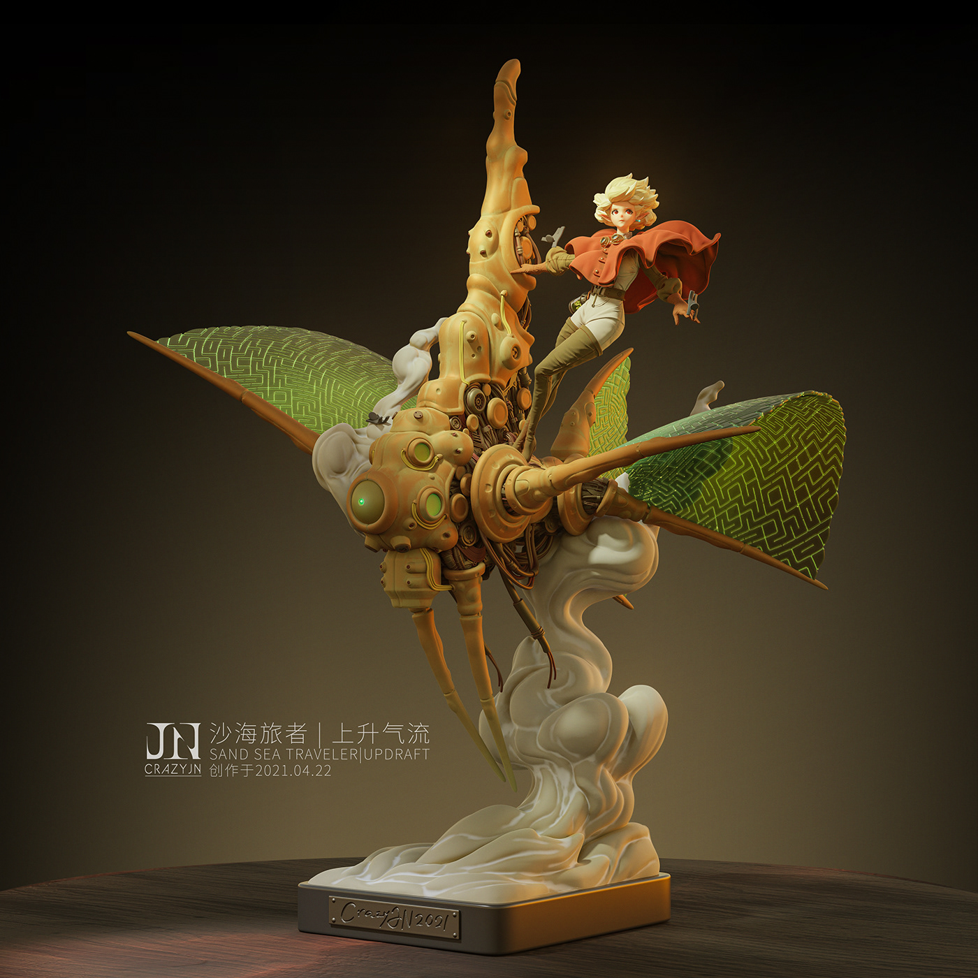 3D blender model statue Zbrush