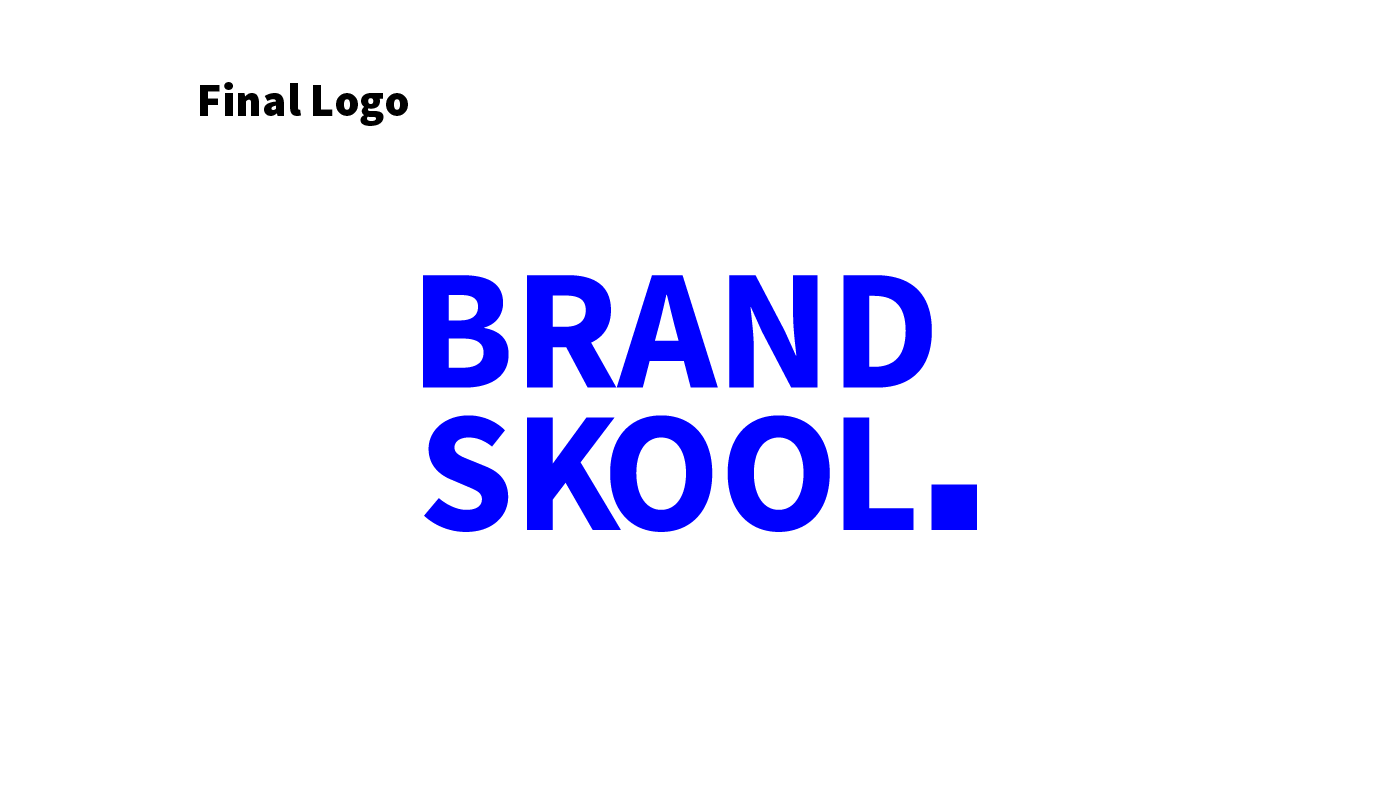 Brand Strategy Visual branding  brand strategy logo wordmark brand school visual identity brandskool
