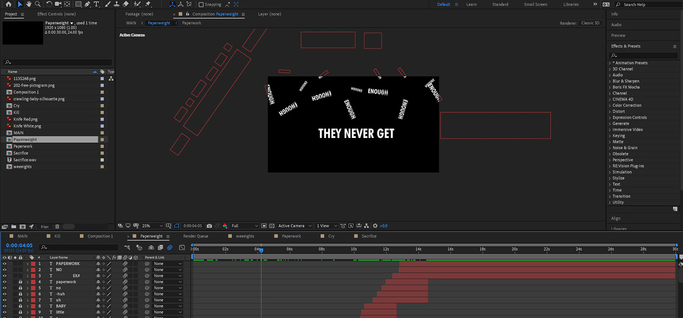 2D Animation after effects kinetic typography motion graphics 