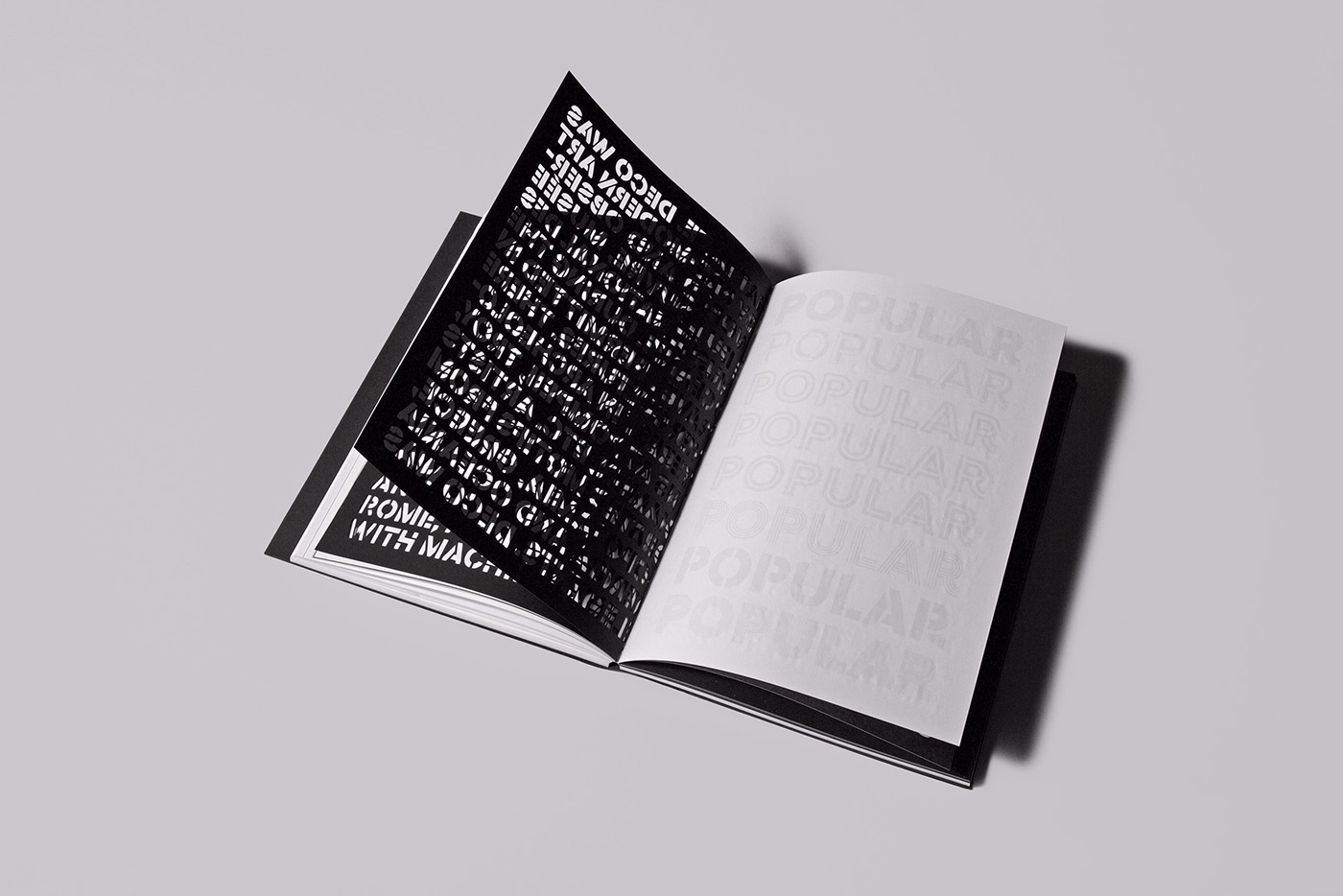 Typeface book font line vinyl edition