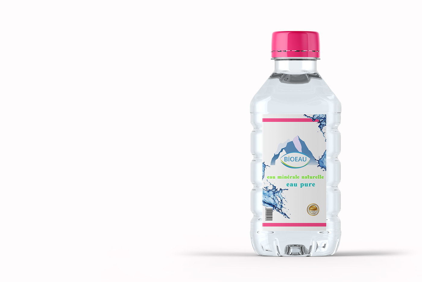 bio bioeau Bottel design eau Label Pachaging product water