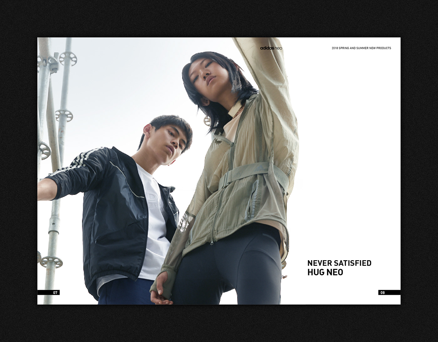 adidas graphic design adidas neo Advertising  creative Fashion  campaign summer ad