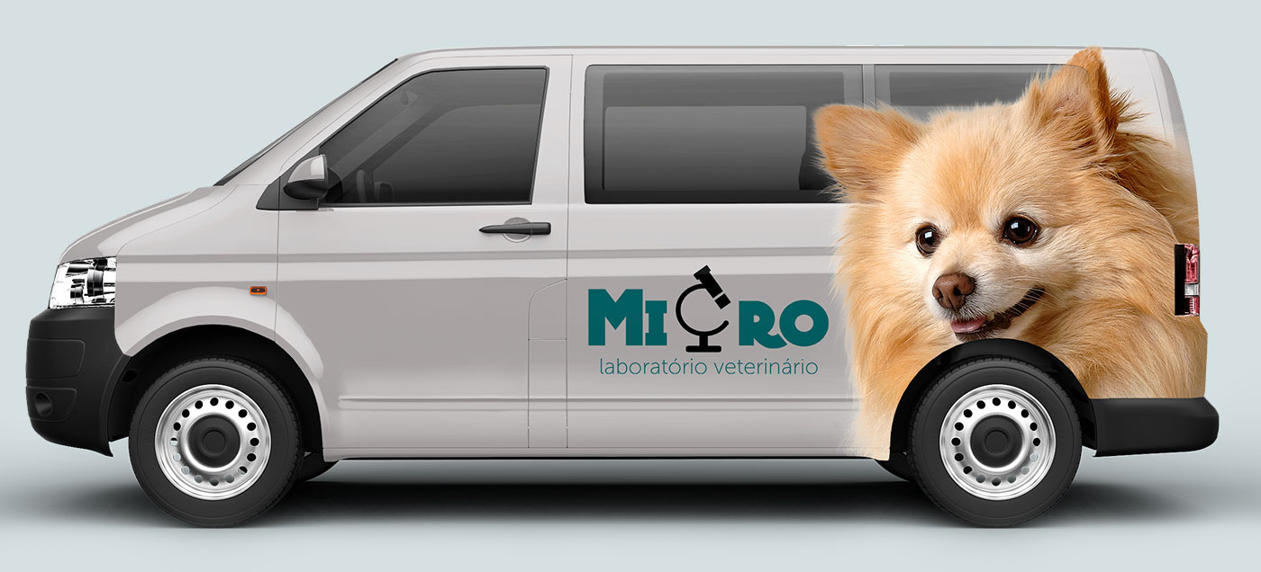 veterinário Micro Laboratório RonaldoTenorio veterinary clinic brading marca logo