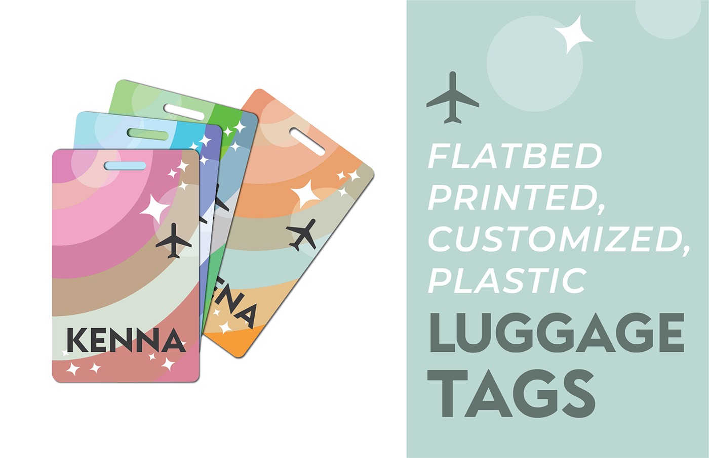 graphic design  luggage tag Travel