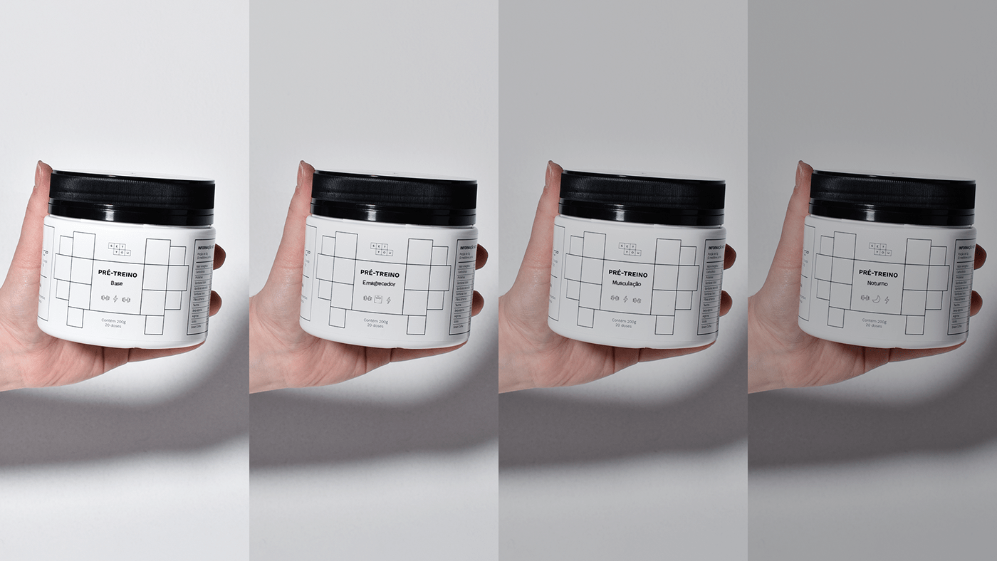 brand identity gym Packaging Pre-Workout supplement ux/ui
