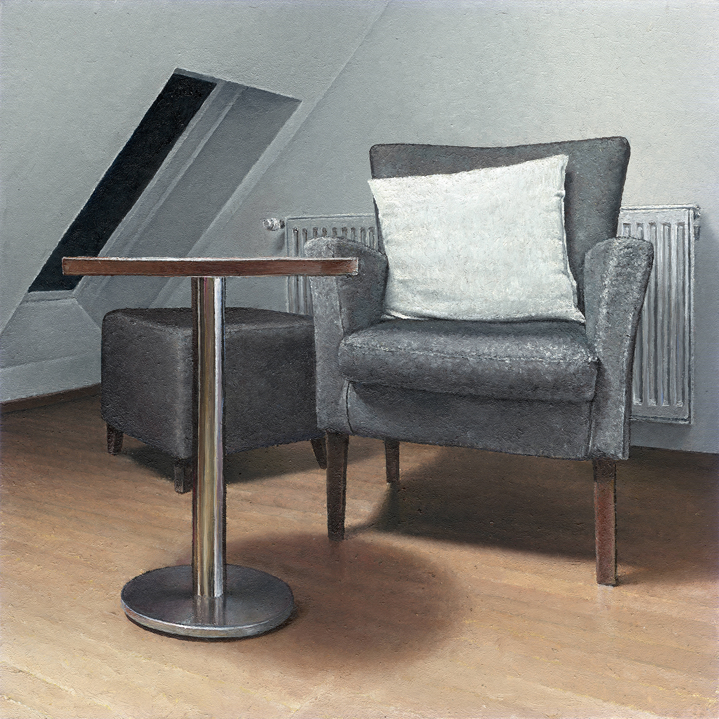 contemporaryart Eberle hyperrealism Interior karlsruhe room sofa Switzerland
