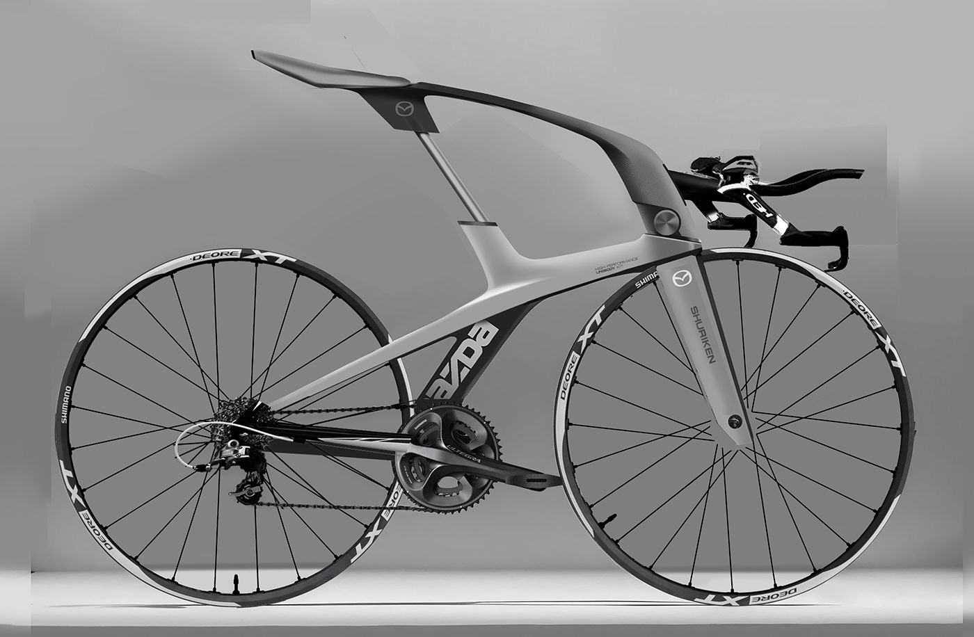 mazda Bicycle sports concept sketch Gear Bike