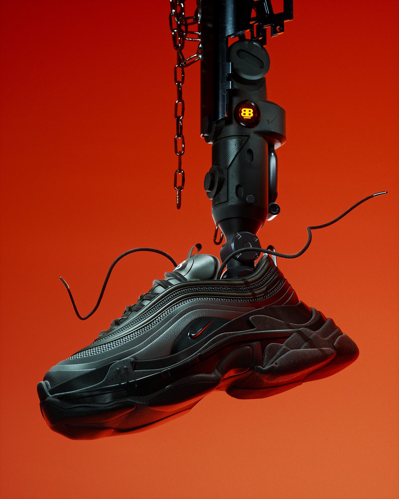 3D art concept design dightal art Fashion  model product design  shoes visualization