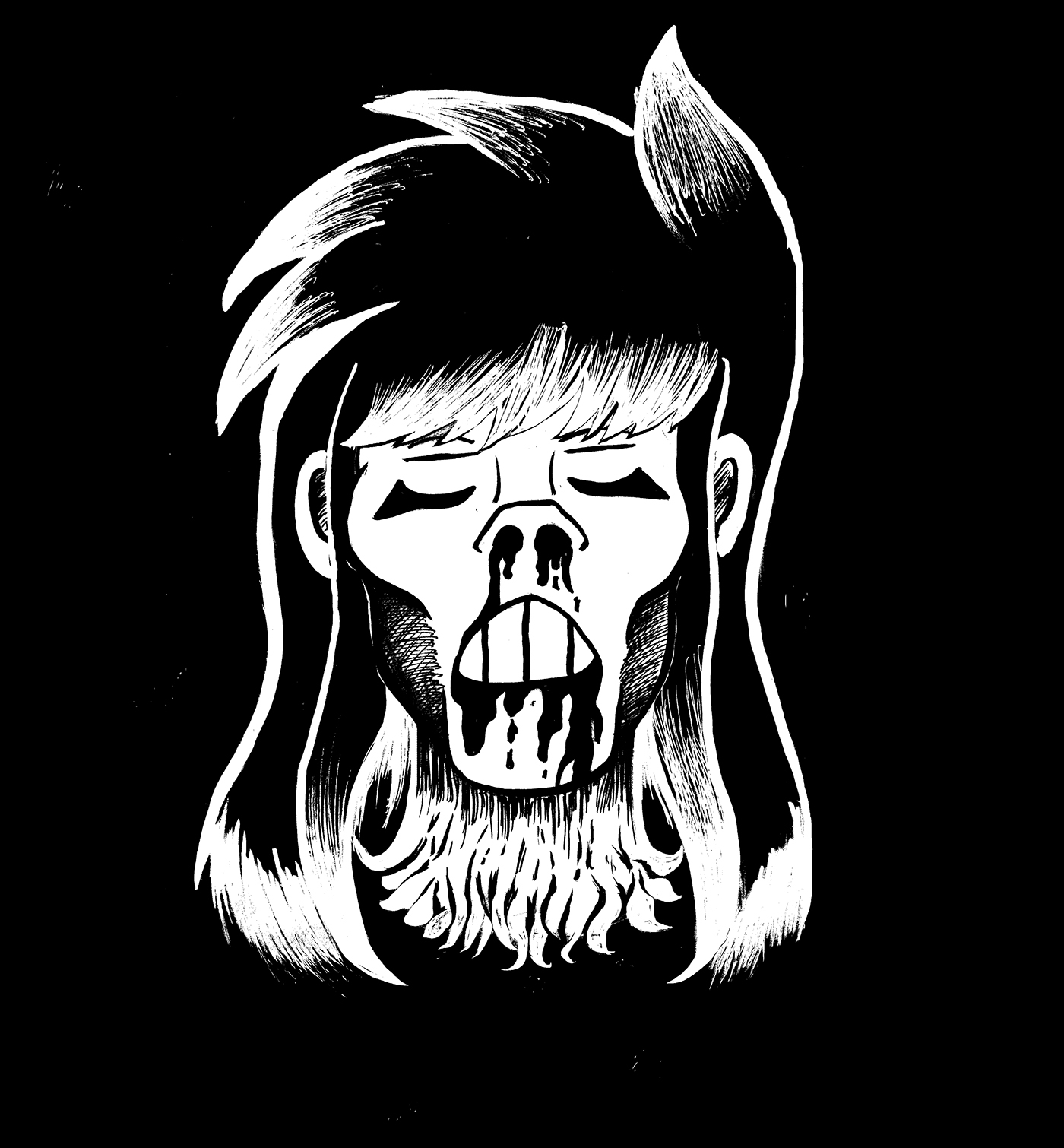 death metal brutal metal goth Goth Girl shirt