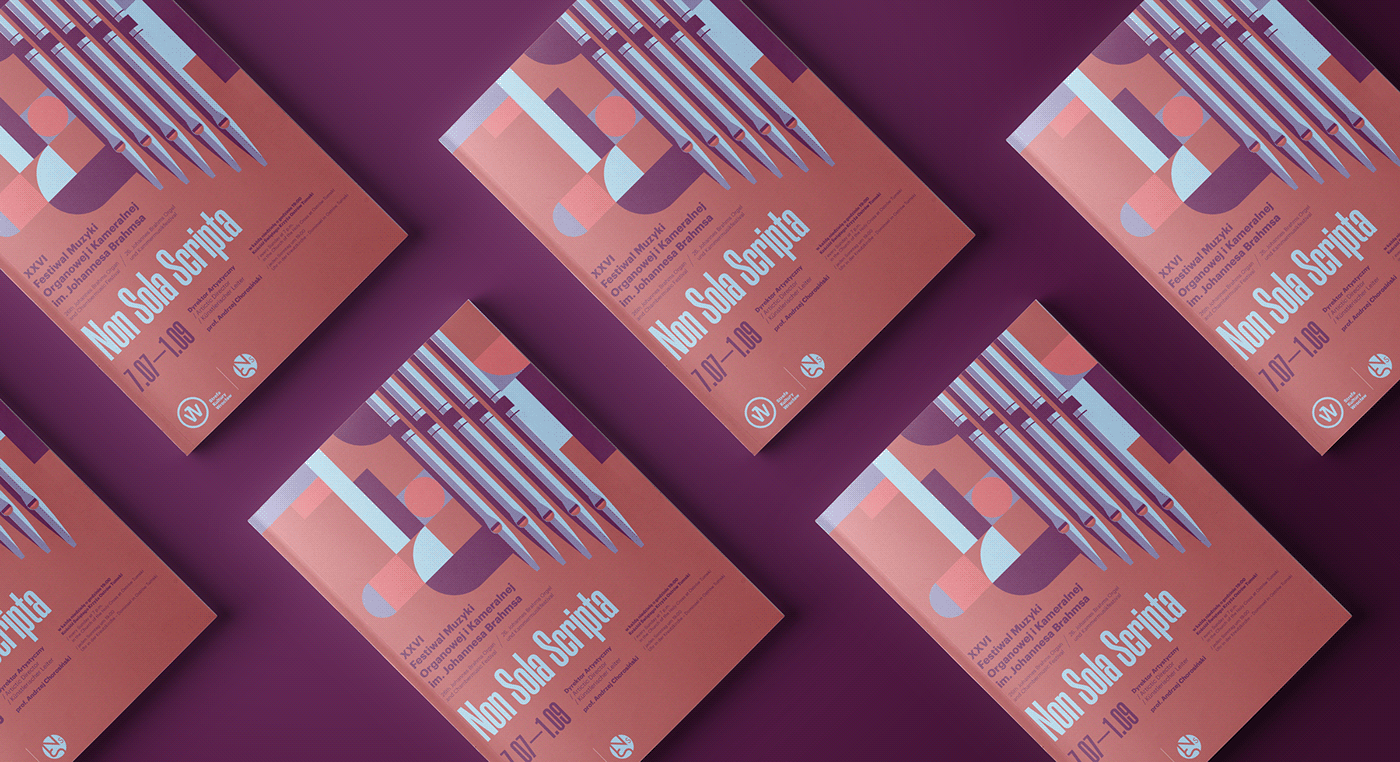 identity branding  festival Event Pipe organ poster poland wroclaw music