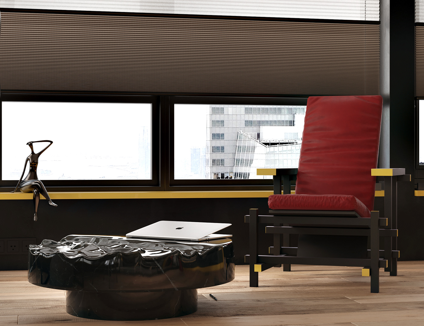 3D architecture design CGI visualisation Render 3dsmax presentation house Interior