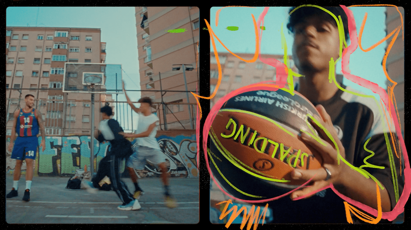 basketball basket euroleague barcelona Film   kodak sneakers dinamic animation  bernardo henning