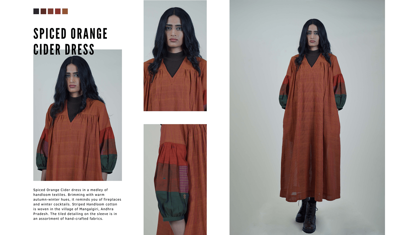 Collection handloom indian textiles photoshoot ready to wear SLOW FASHION Sustainability Textiles