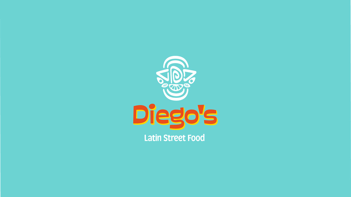 Advertising  branding  Diego's graphic design  identity logo restaurant visual Digital Art  ILLUSTRATION 