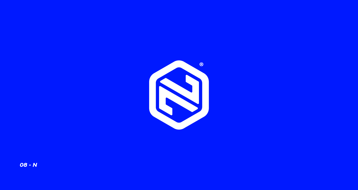 brand business company corporate Electric Blue folio identity letter logo mark
