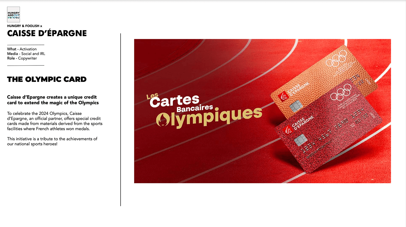 Advertising  Olympics Olympic Games paris2024 concept copywriter copywriting  Copywriting Advertising  Ad Concept