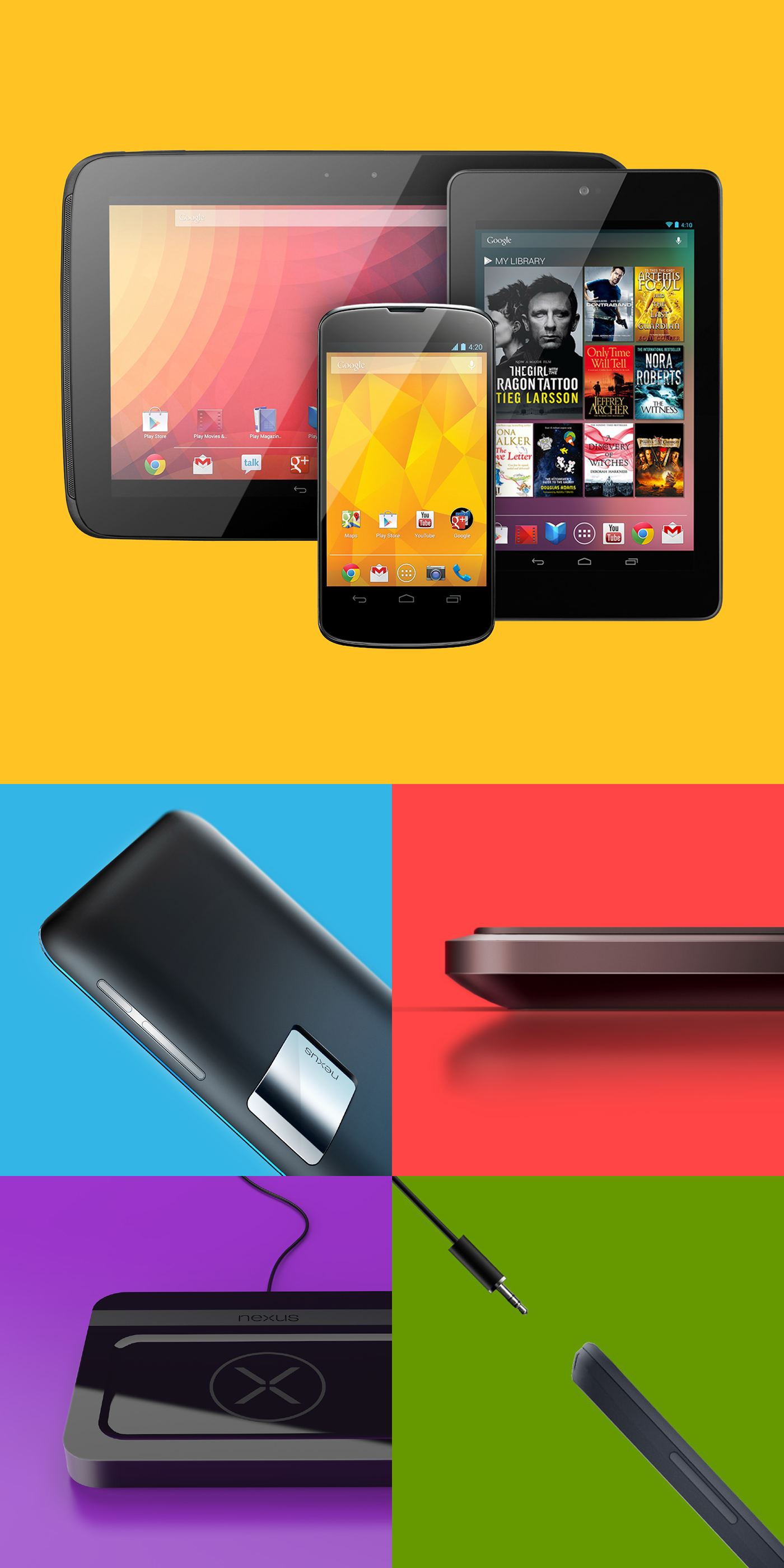 mobile accessories minimal Google Nexus Cases Audio headphones chargers Scott Wilson mnml