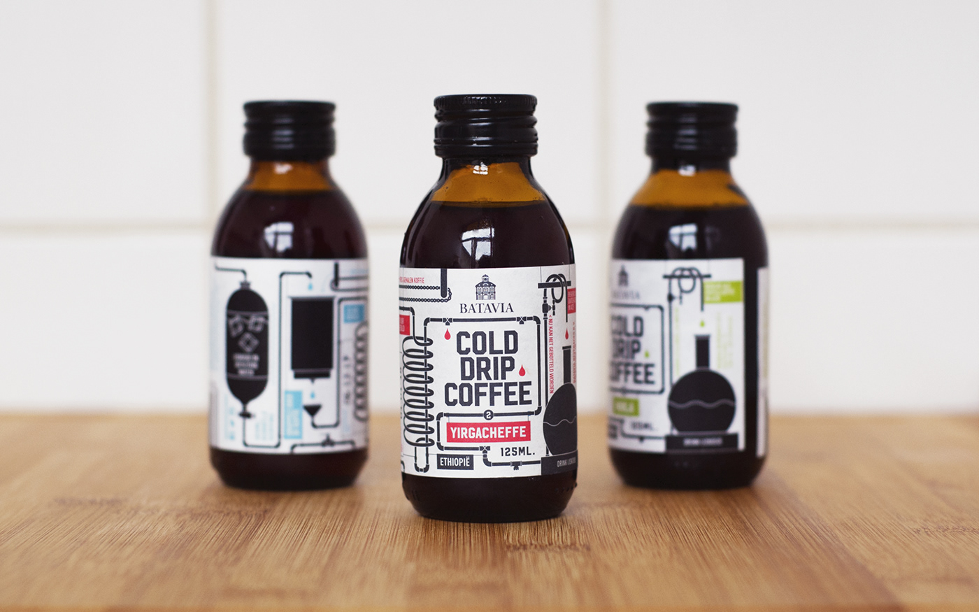 identity Packaging Coffee tools process Label colour bottle ILLUSTRATION 