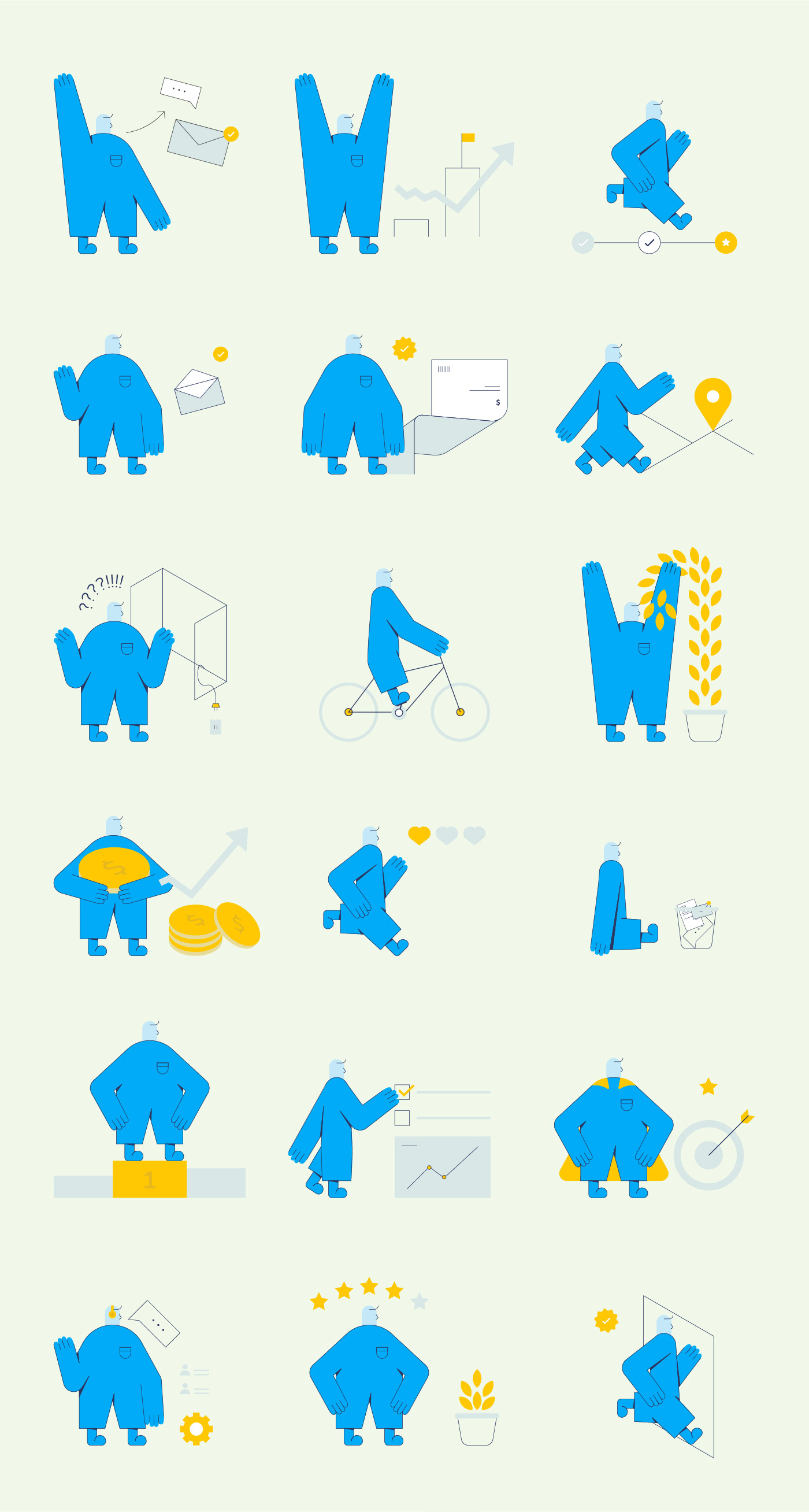 adobe illustrator app illustration Character design  illustrations Pack product illustration storytelling   ui design user interface web illustration
