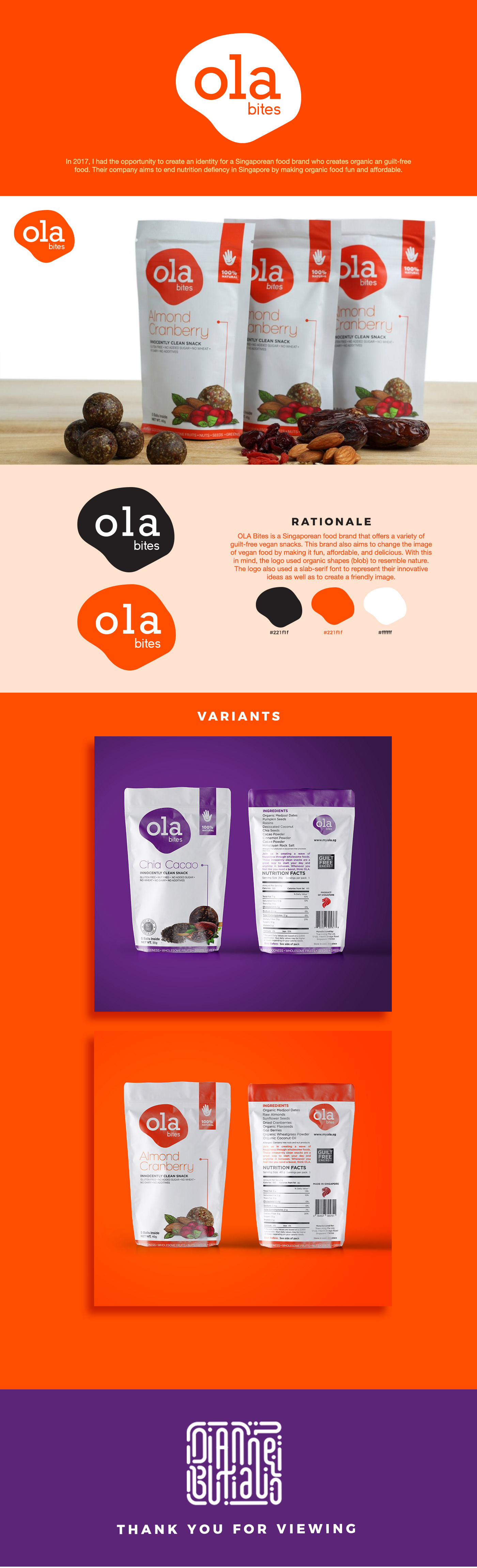 branding  Packaging Food  organic OLA pouch almond Chia