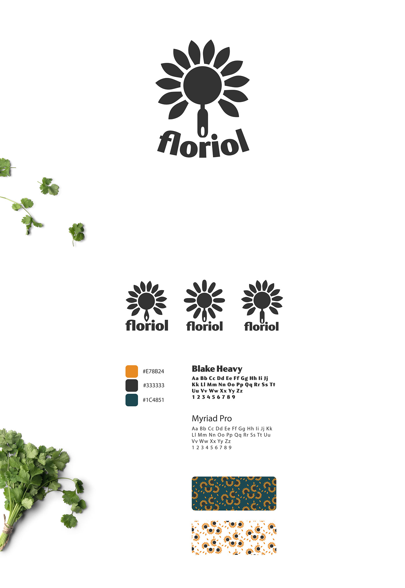 oil branding  floriol cooking rebranding logo