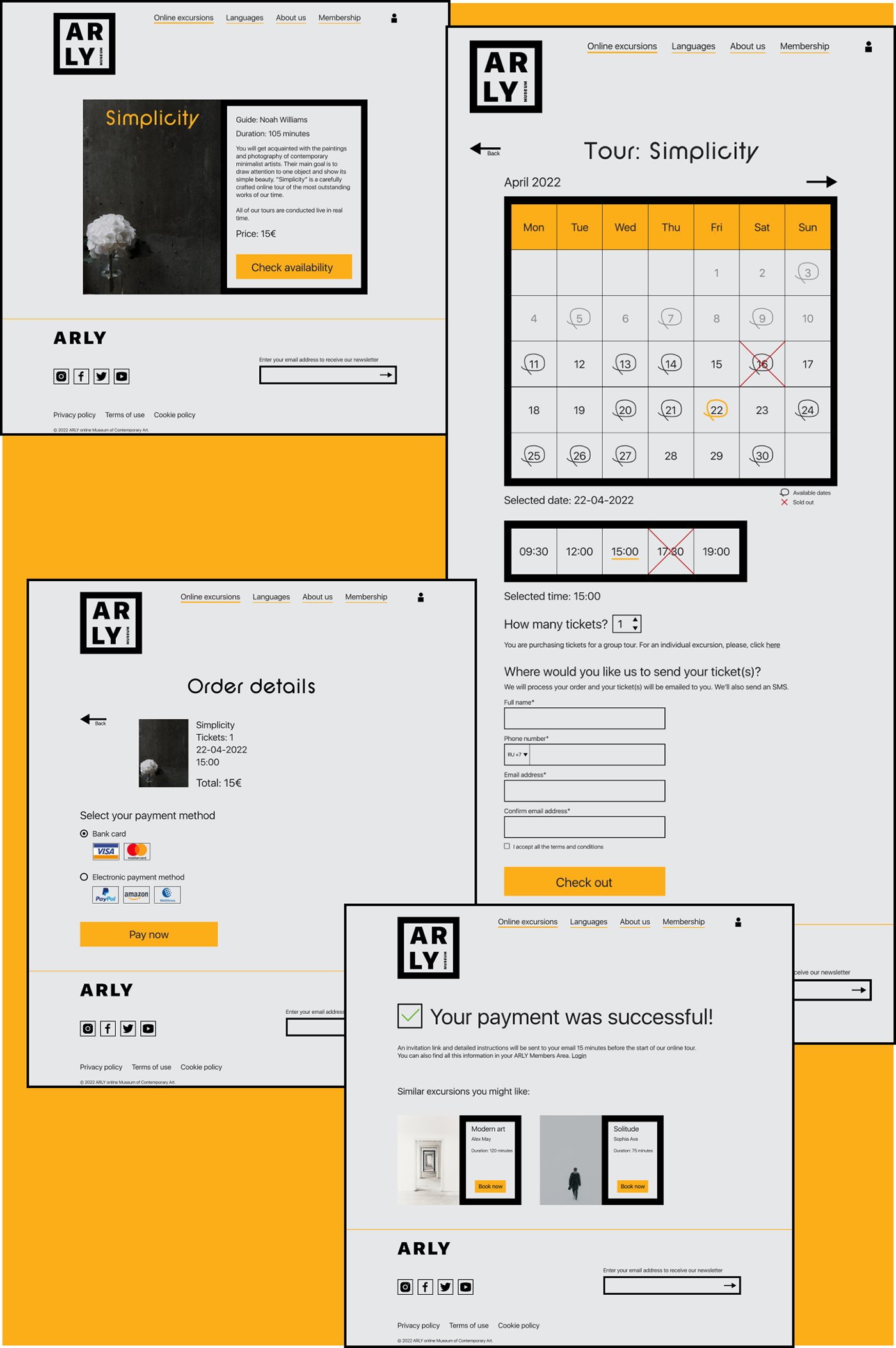 Art museum contemporary Figma museum online museum UI/UX user interface Website yandex praktikum