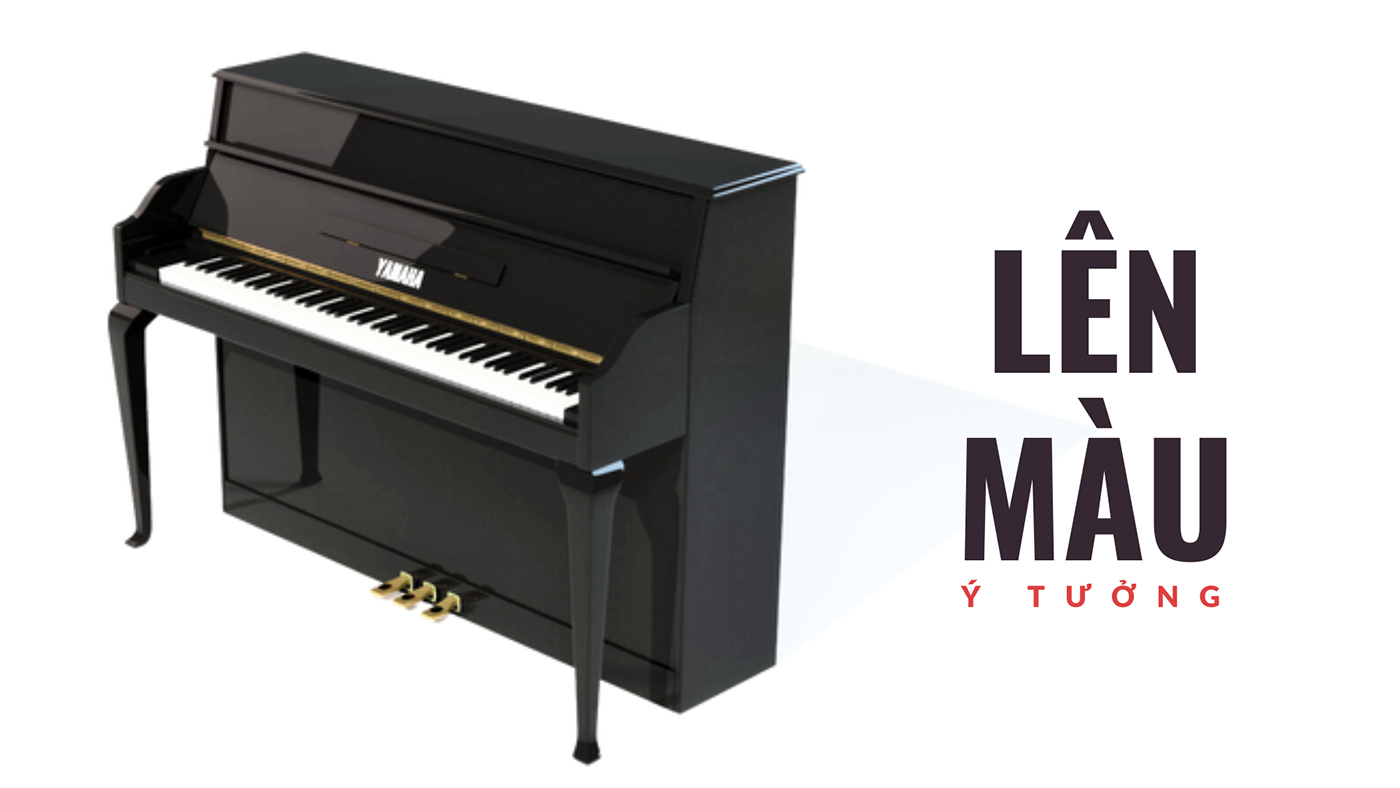Piano 3D Render yamaha blender 3ds max c4d đàn piano music piano yamaha