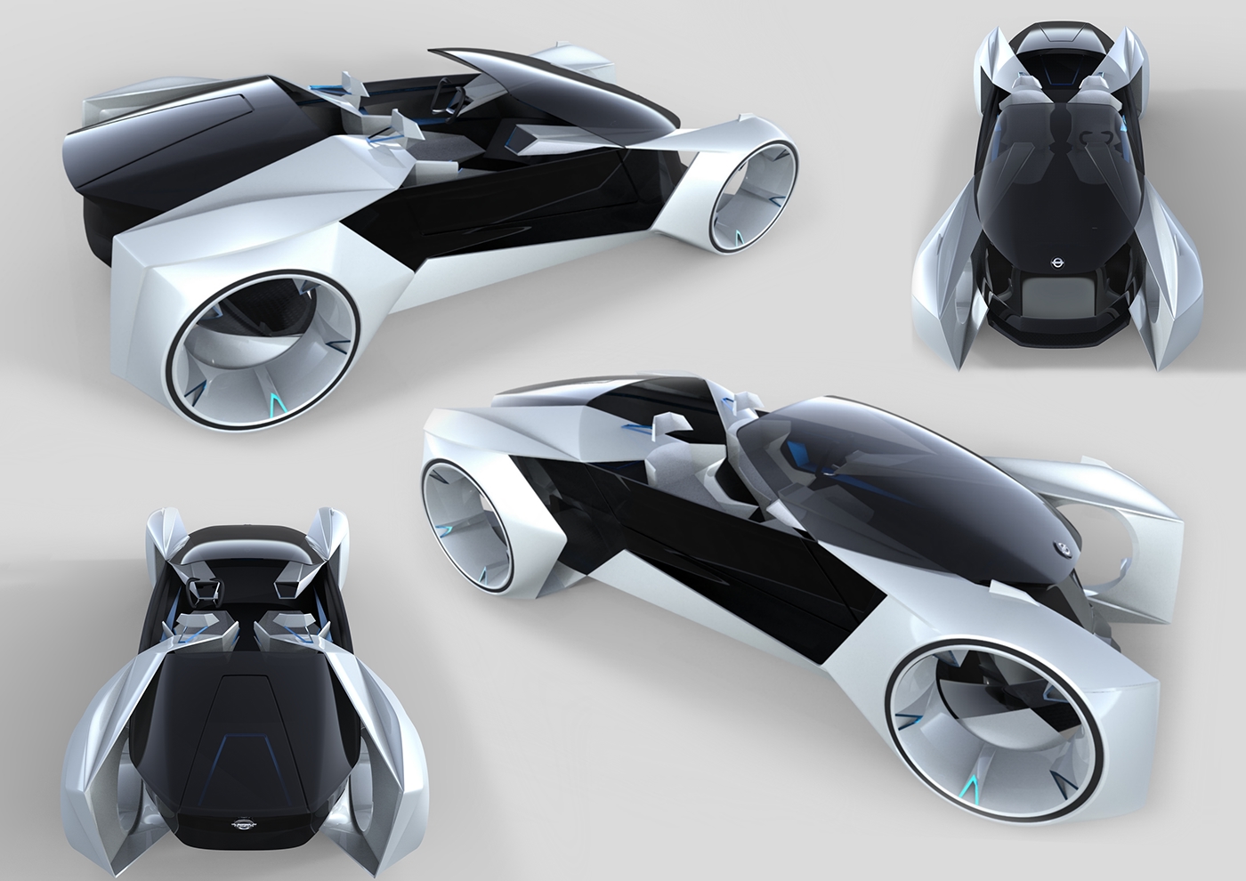 Alias 3D Modeling sketchbook photoshop rendering Nissan car design thesis Project
