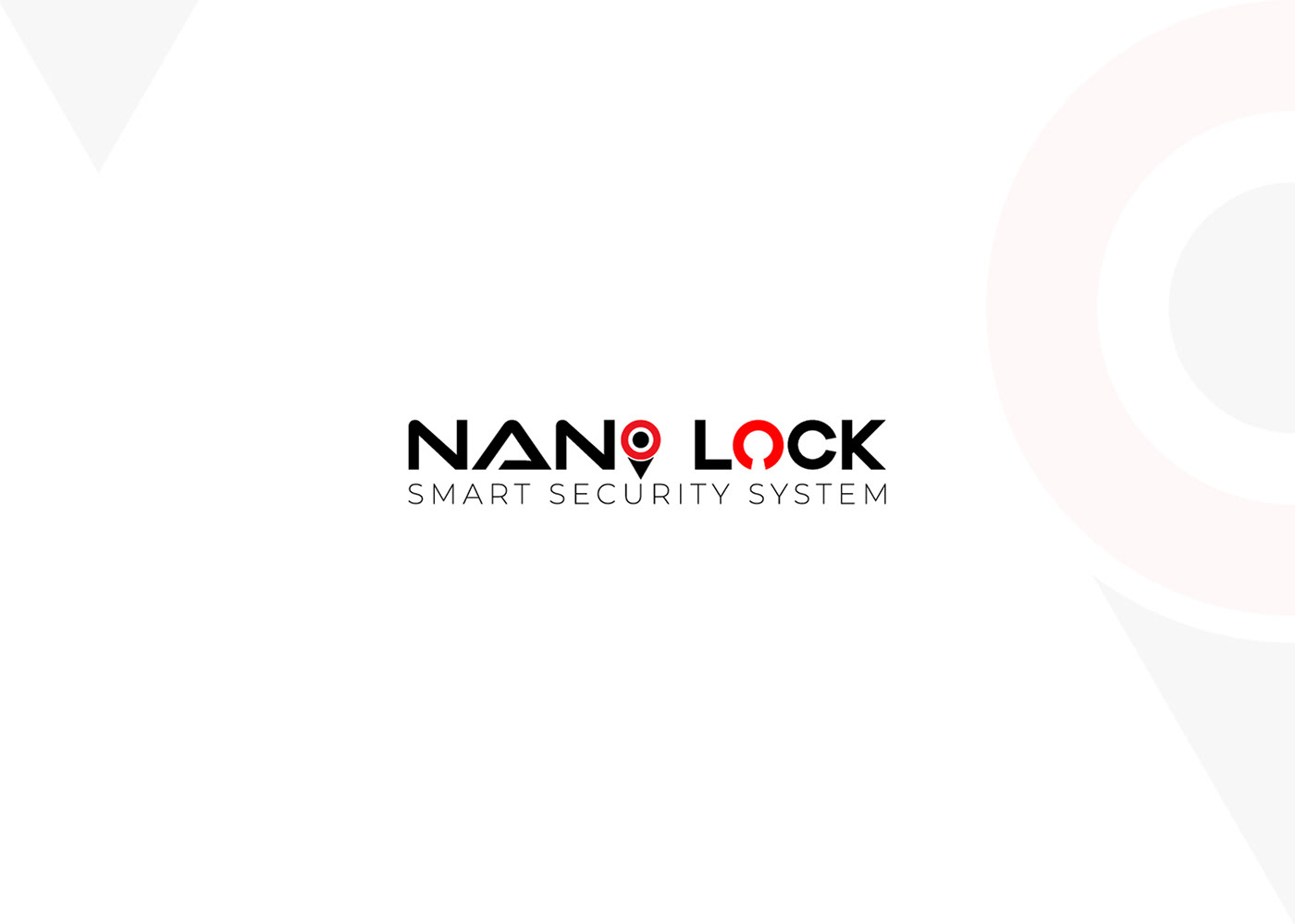 Smart security device digital brand identity visual nanolock nanolockbd razauix лого