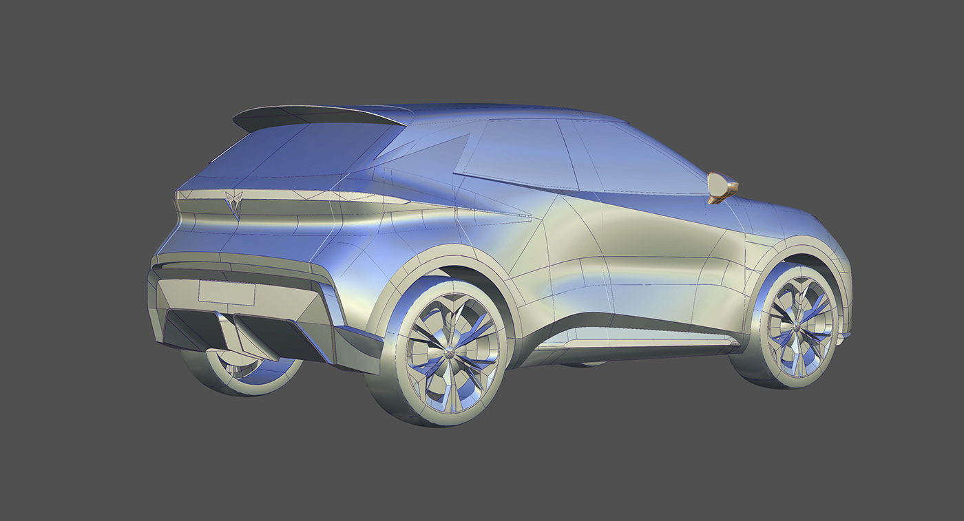 3D Alias Autodesk automotive   cardesign concept exterior modeling Nurbs