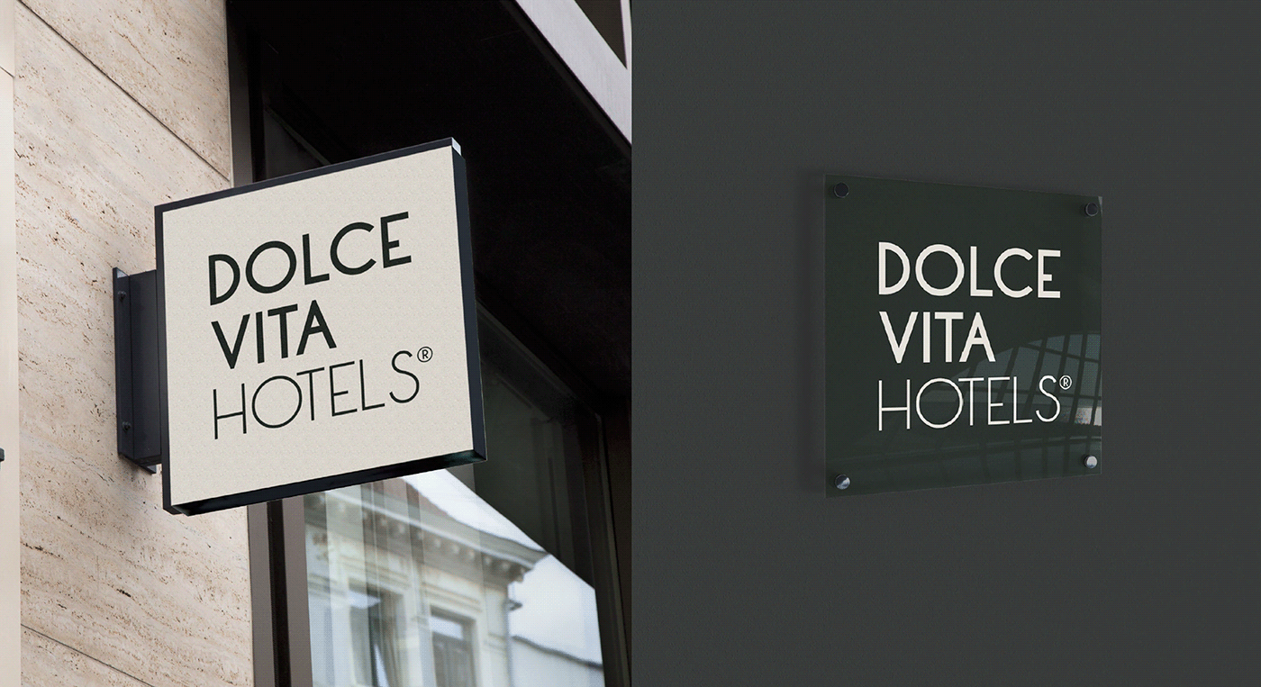 ads Brand Design brand identity campaign dolce vita hotel Italy Logo Design restaurant visual identity