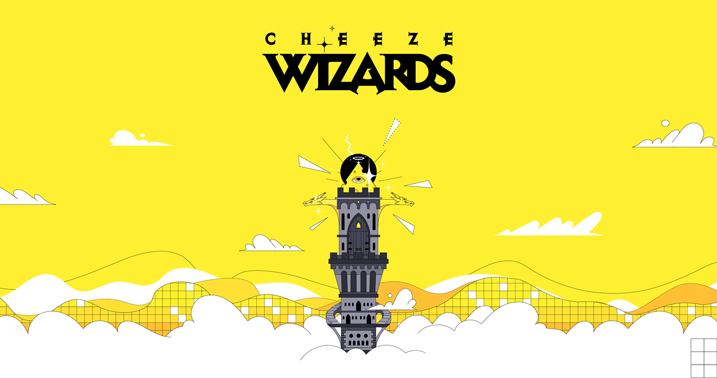 animation  blockchain cartoon Character design  Cheese Cheeze Wizards crypto game design  ILLUSTRATION  wizard