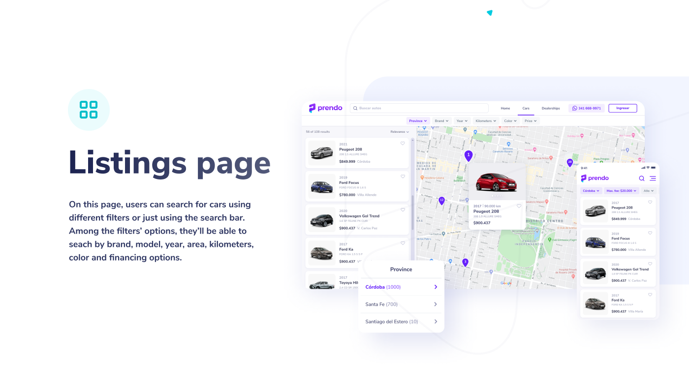 app Cars design Interface loans Marketplace product design  UI ux Website