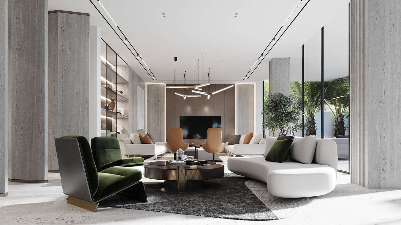 Interior architecture archviz visualization corona dubai interior design luxury homes