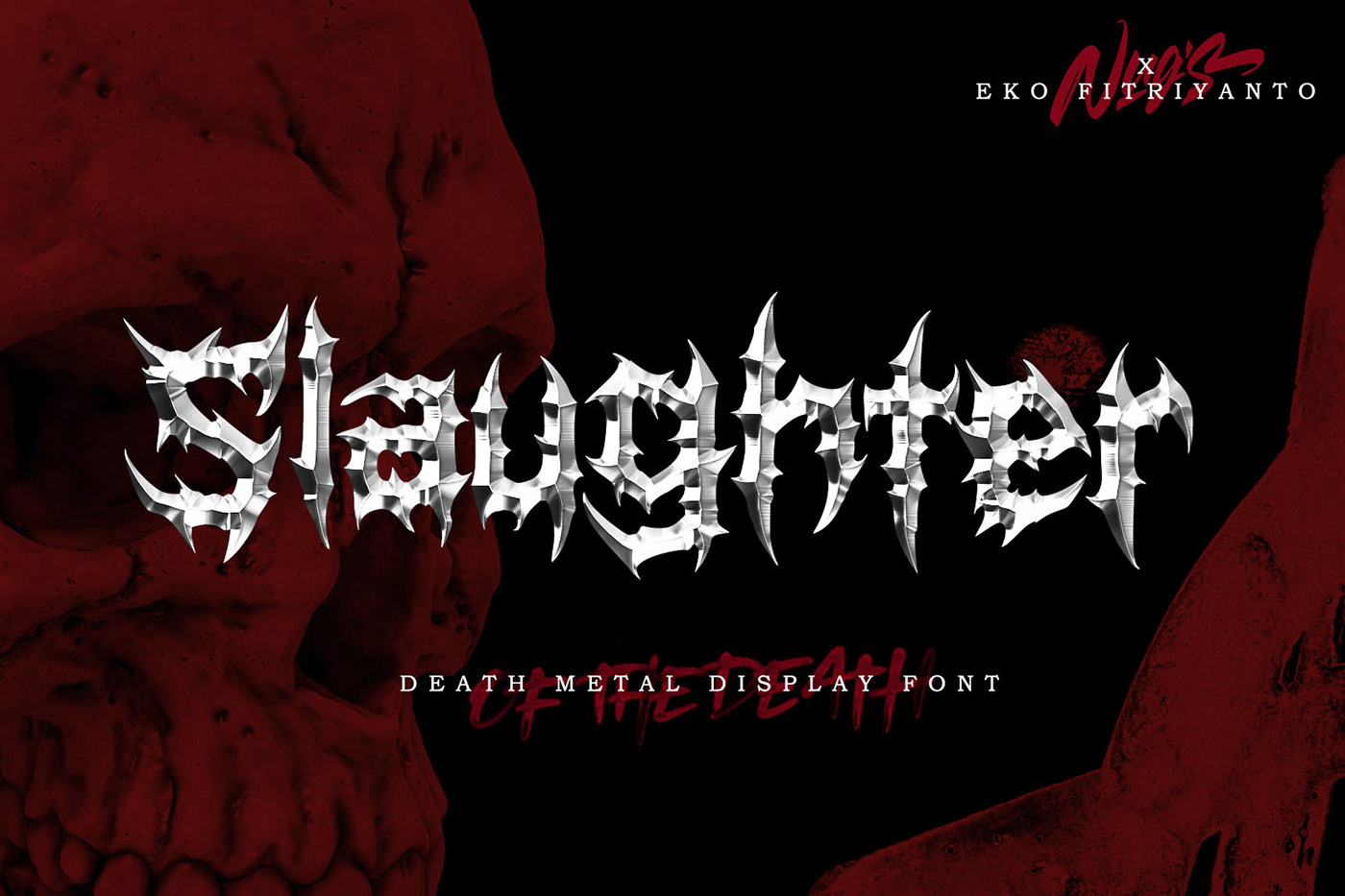 Calligraphy   Deathmetal displayfont font horror logo metallogo