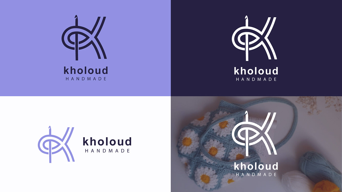 design logo branding  Logo Design brand identity adobe illustrator handmade crochet