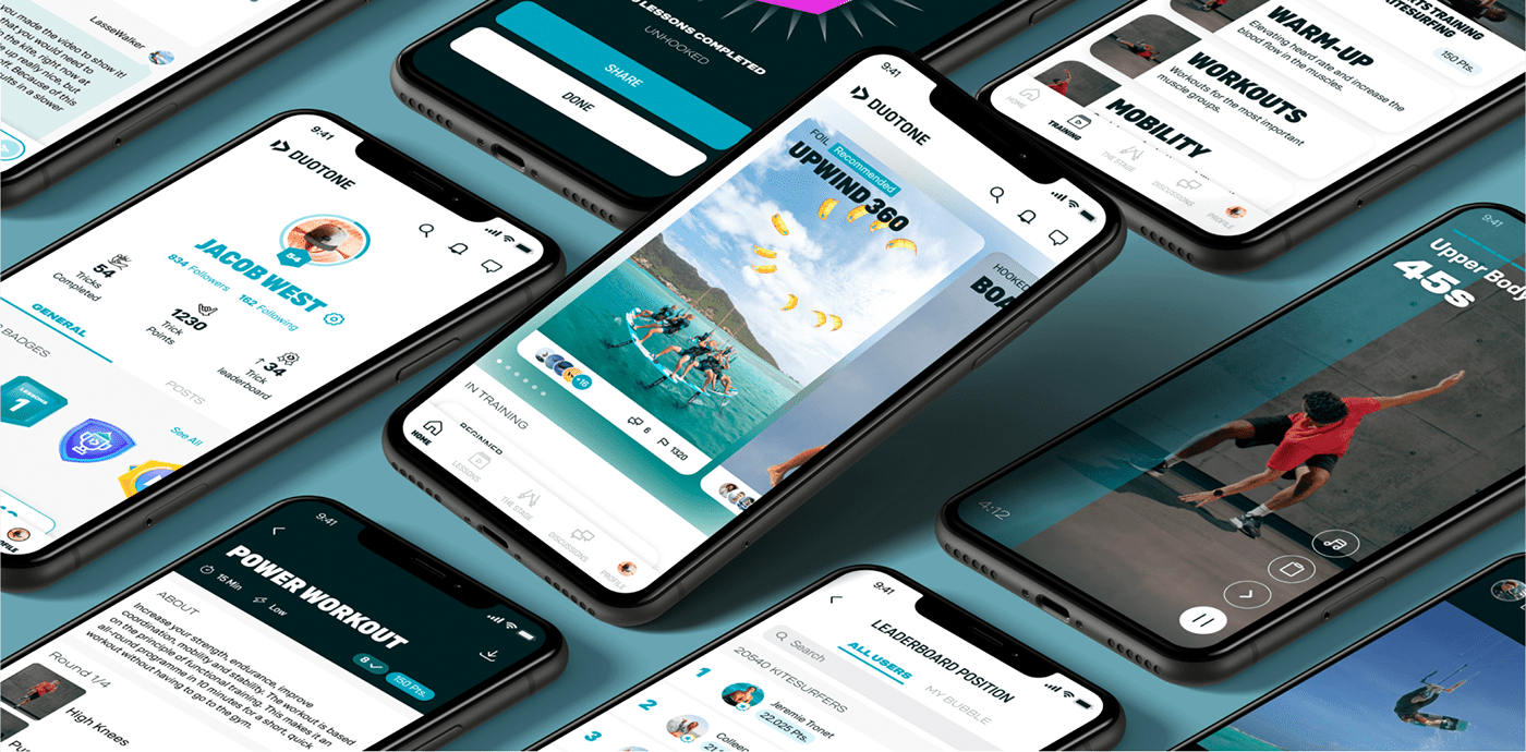 app app design Badges Kitesurf UI ux UX UI Website